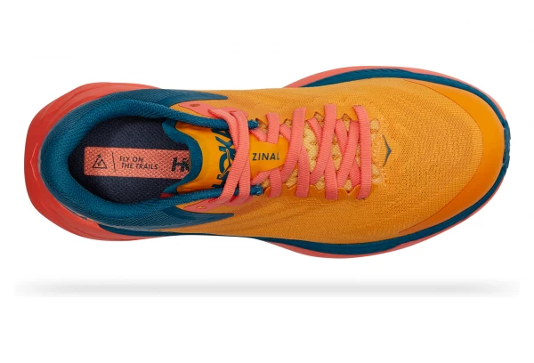 Trailschuhe Für Damen Hoka One One Zinal Orange Blau 4 Trailschuhe Für Damen Hoka One One Zinal Orange Blau – Bild 4