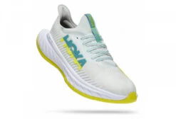 Hoka One One Carbon X 3 Laufschuhe Weiß Gelb Damen