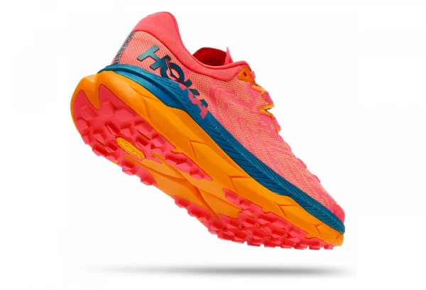 Hoka One One Tecton X Trail Schuhe Orange Blau Damen 3 Hoka One One Tecton X Trail Schuhe Orange Blau Damen – Bild 3